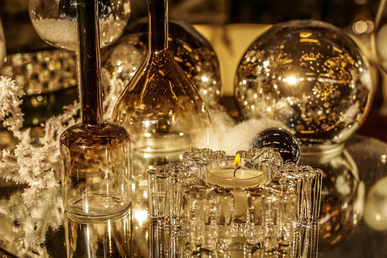 tealight, glass, candle, decoration, bright, mood, light, candlestick, romantic, advent, christmas spirit, christmas bau