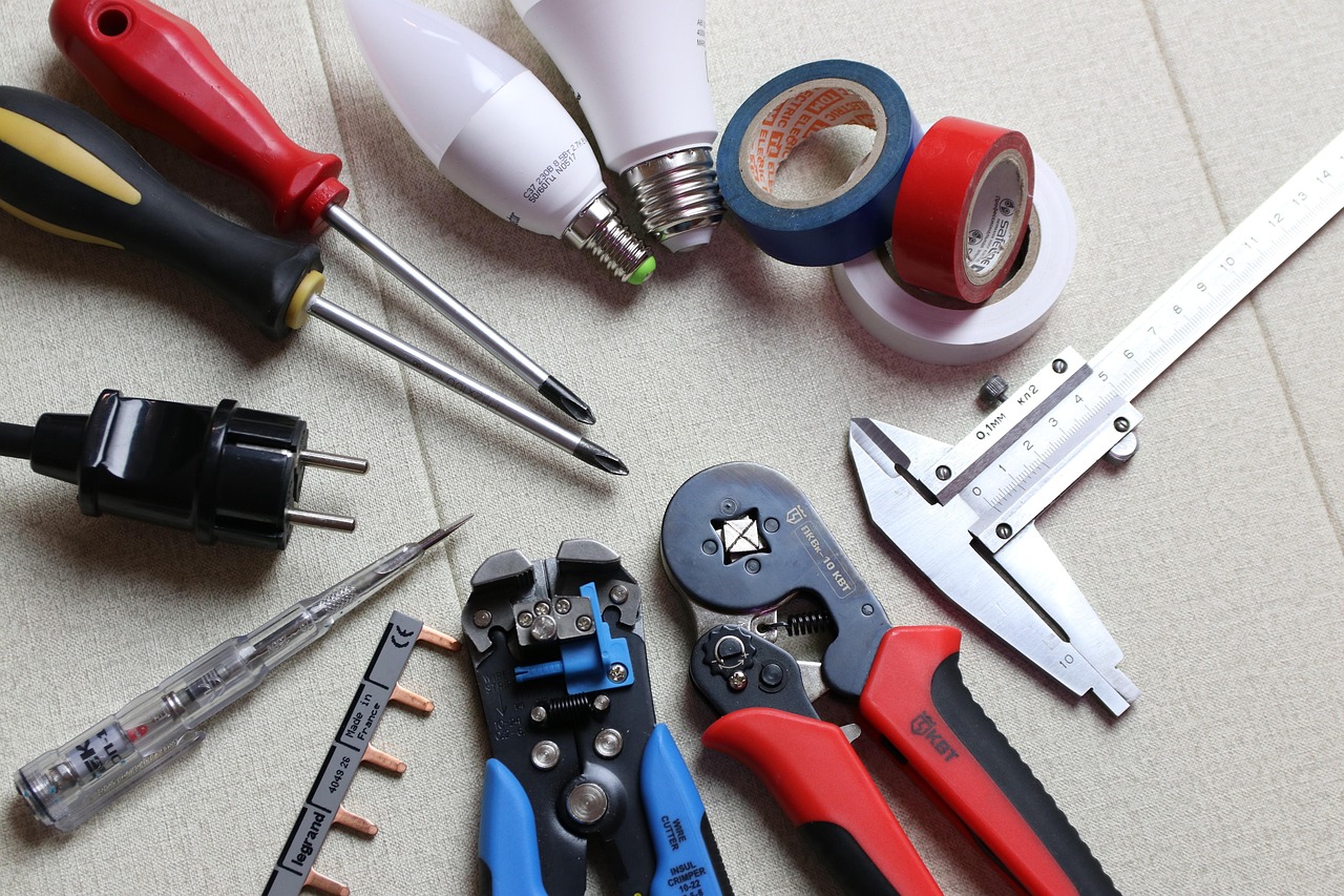 electrician, wiring, mounting, tool, tools, manual, repair, work, building, wire, screwdriver, electrician, electrician,