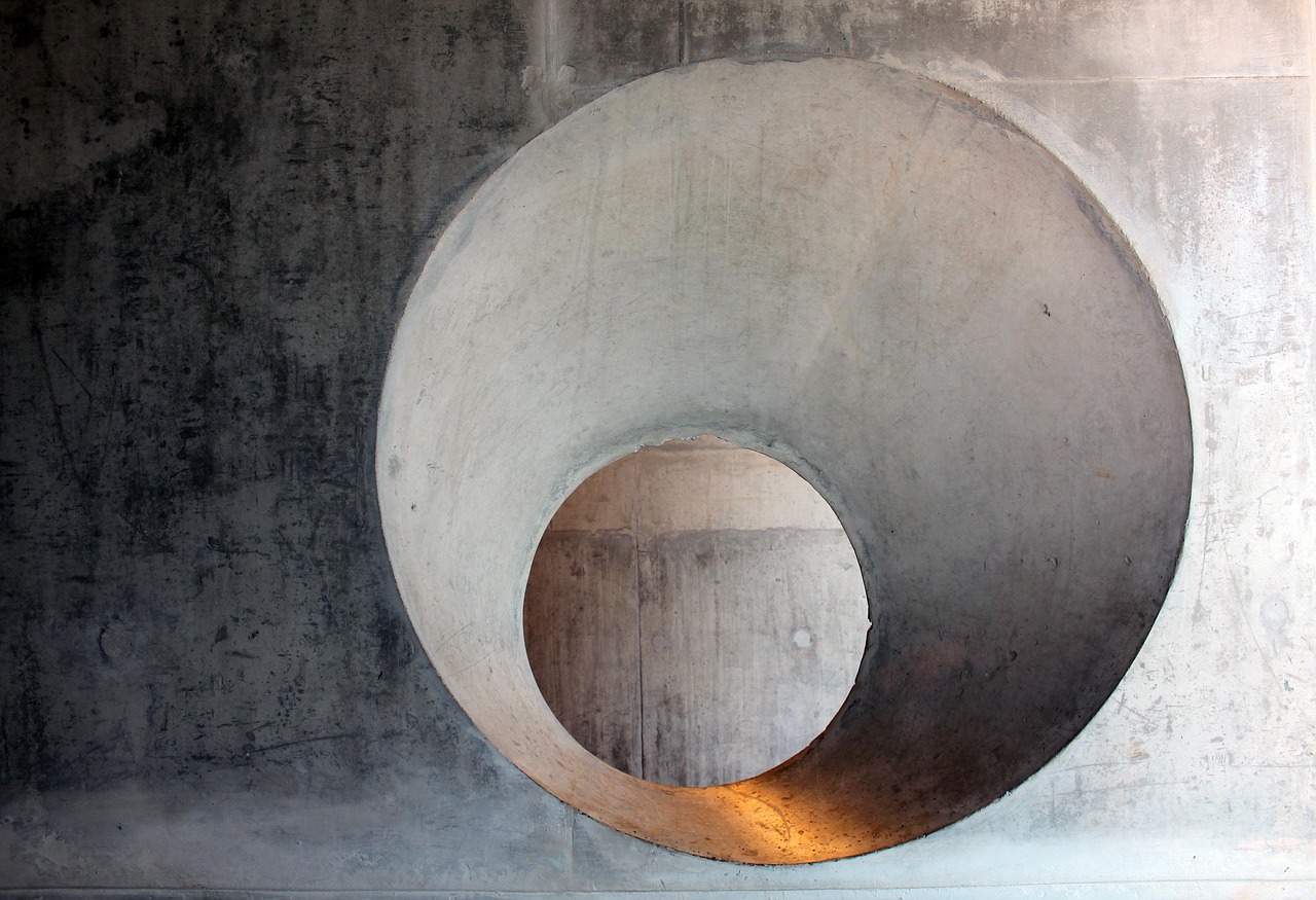 concrete, architecture, hole, wall, fair faced concrete, surface, structure, oblique, modern, building, stone, texture, 