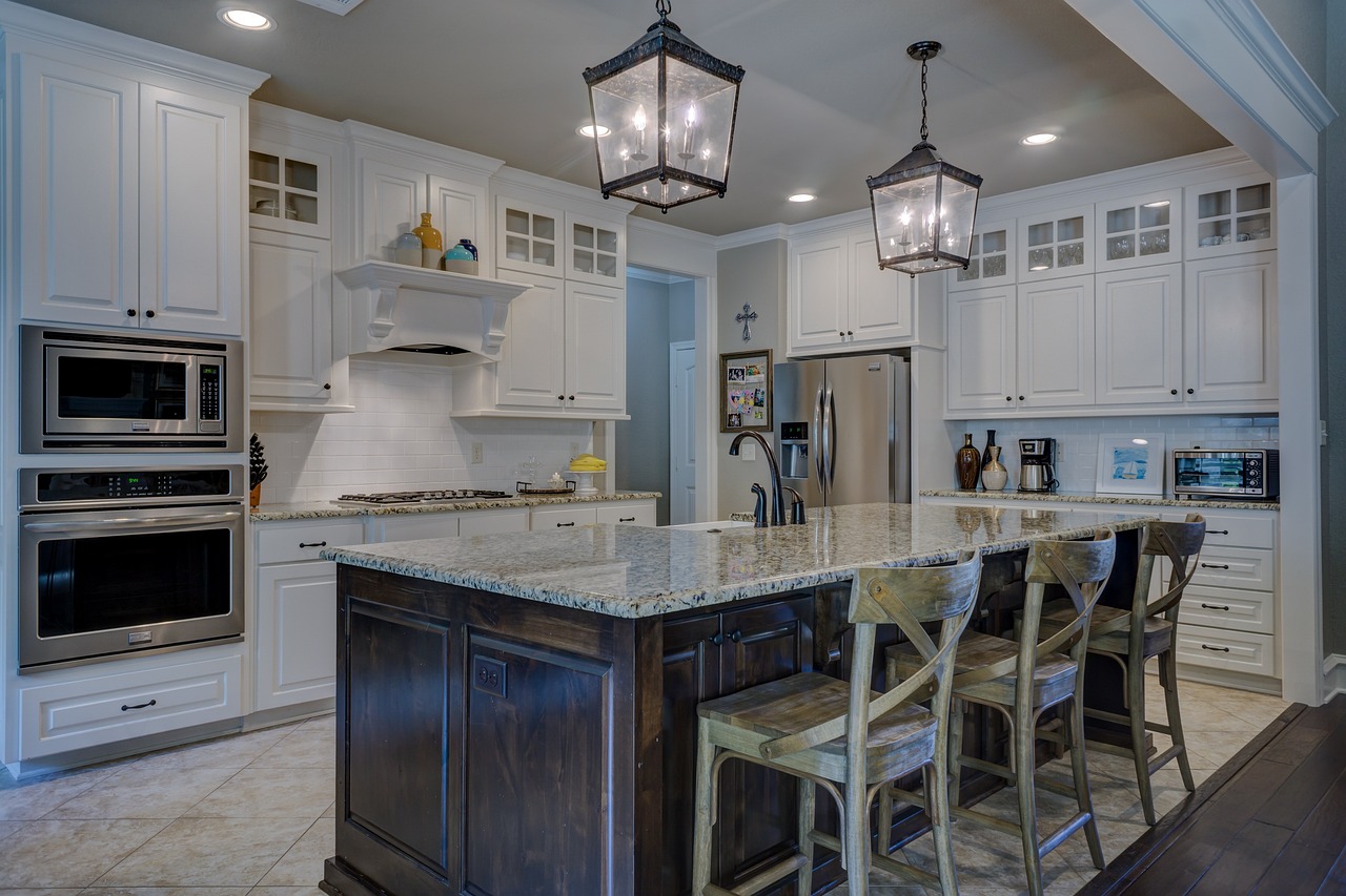 kitchen, interior design, room, home, interior, residential, decor, decoration, domestic, indoors, style, home design, l